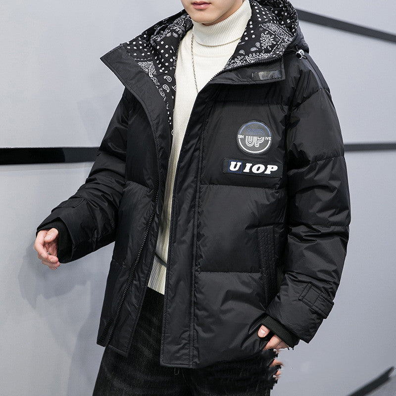 Men's Thickened White Duck Down Jacket Trend
