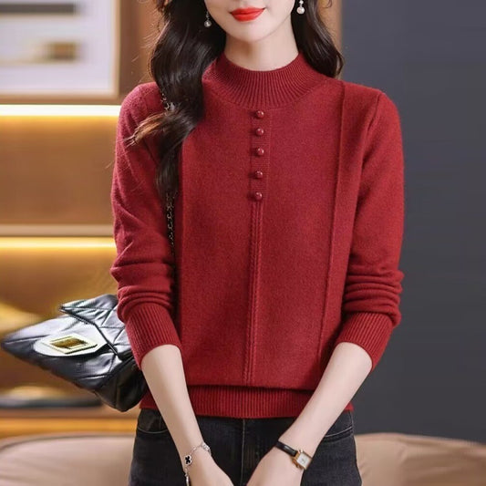 Half Collar Top Winter Inner Wear Sweater