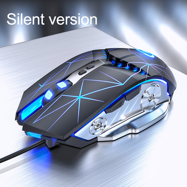 Wired Silent Gaming Mouse for high end gamers